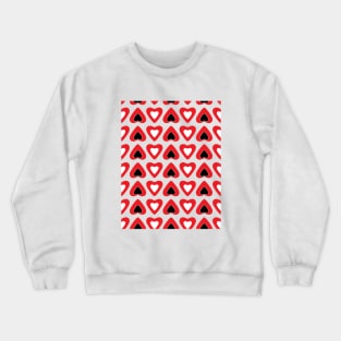 A Love Pattern of Hearts Crewneck Sweatshirt